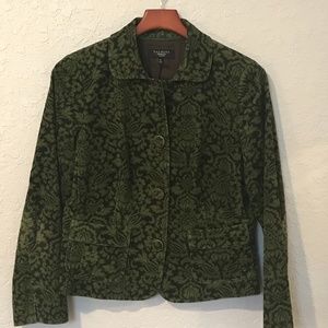 Talbots Green / Brown  Corduroy Jacket Blazer